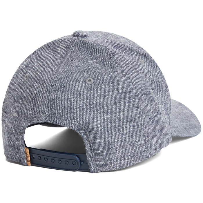 Tentree Lake Cork Patch Hemp Elevation Hat Dark Ocean Blue Heather