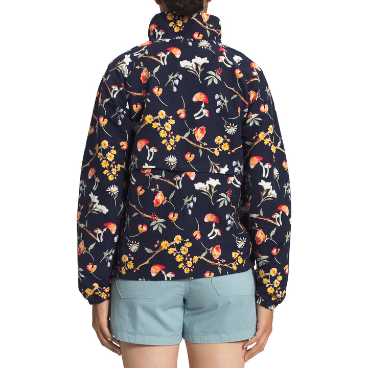 The North Face Printed Class V Windbreaker Jacket - Women's Aviator Navy Botanical Day Dream Print