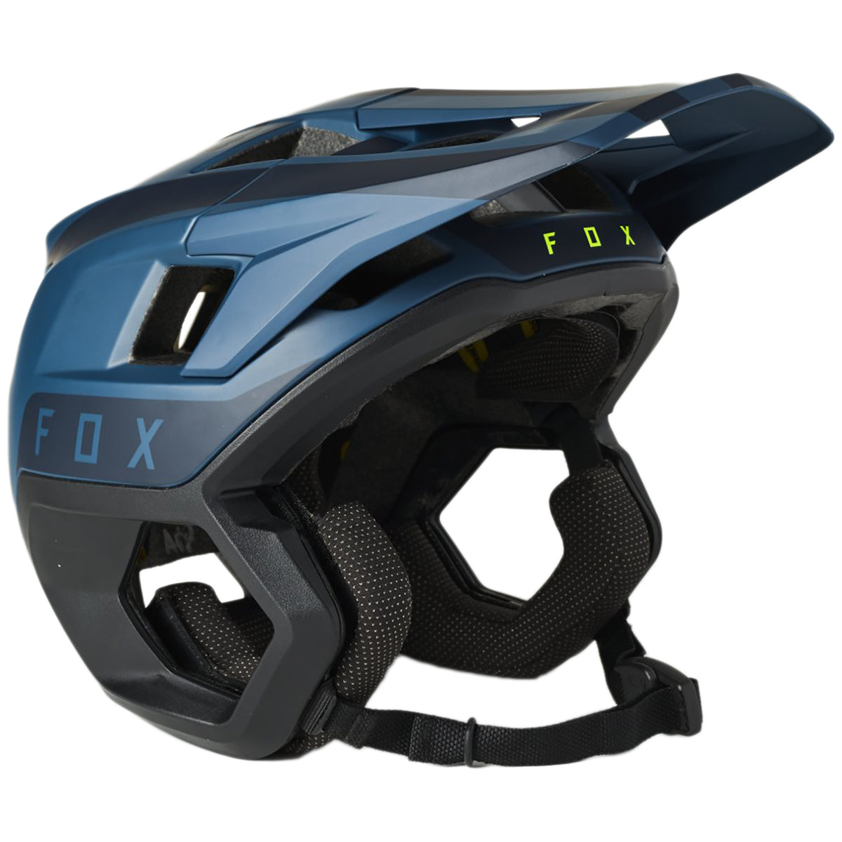 Fox Dropframe Pro Two Tone Bike Helmet Dark Indigo