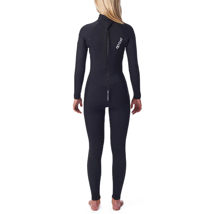 Rip Curl 4/3 Dawn Patrol Back Zip Wetsuit - Women's Black