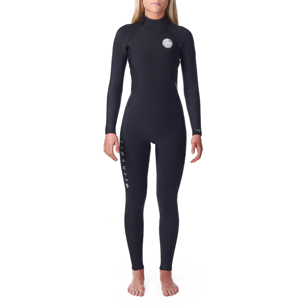 Rip Curl 4/3 Dawn Patrol Back Zip Wetsuit - Women's Black
