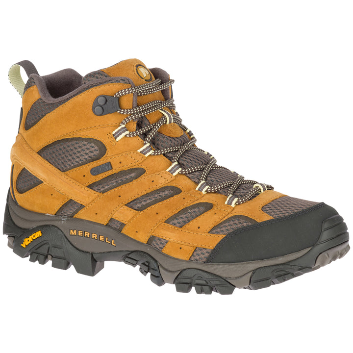 Merrell Moab 2 Mid Waterproof Hiking Boots - Men's Gold