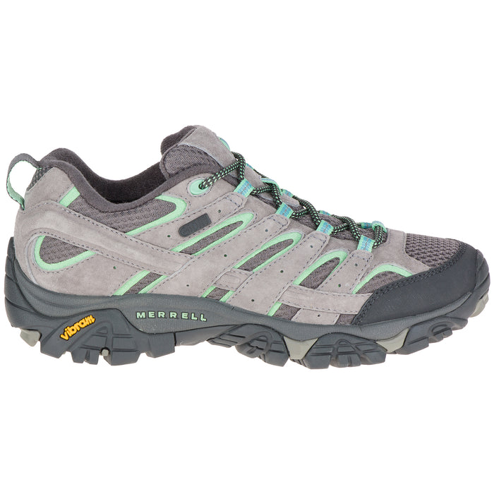 Merrell Moab 2 Waterproof Hiking Shoes - Women's Drizzle/Mint