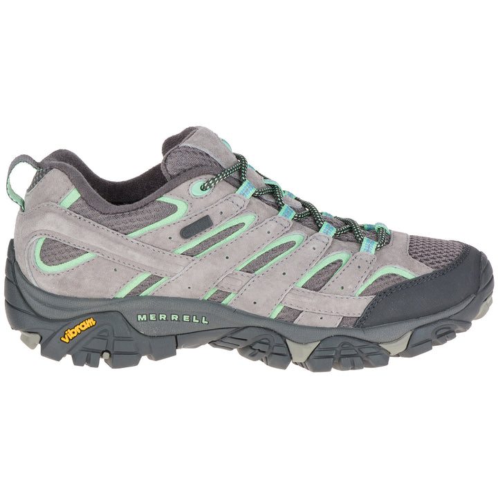 Merrell Moab 2 Waterproof Hiking Shoes - Women's Drizzle/Mint
