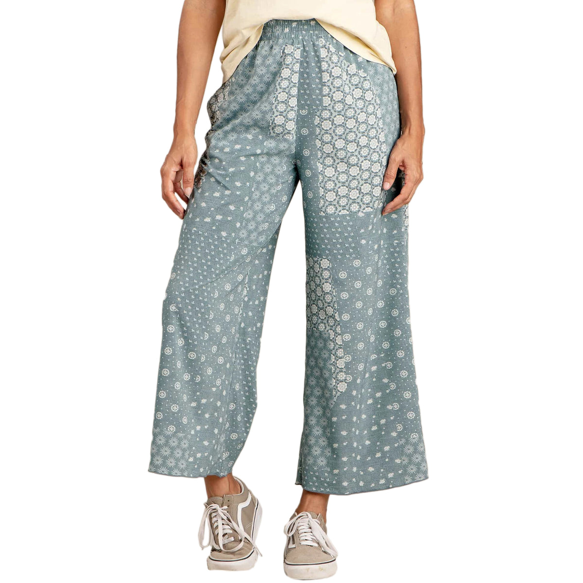 Toad & Co Sunkissed Wide-Leg Pants - Women's North Shore Patch Print