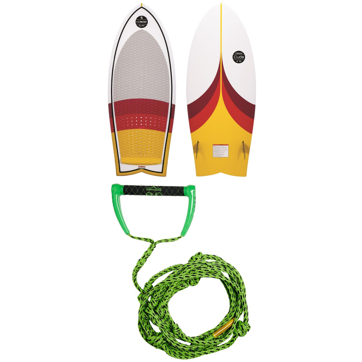 Connelly Cuda Wakesurf Board 2020 + Proline LGS 25 ft evo Surf Rope