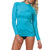 Rip Curl Sunny Rays Long Sleeve Surf Shirt - Women's Light Blue