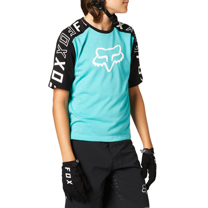 Fox Racing Ranger DR SS Jersey - Kids' Teal
