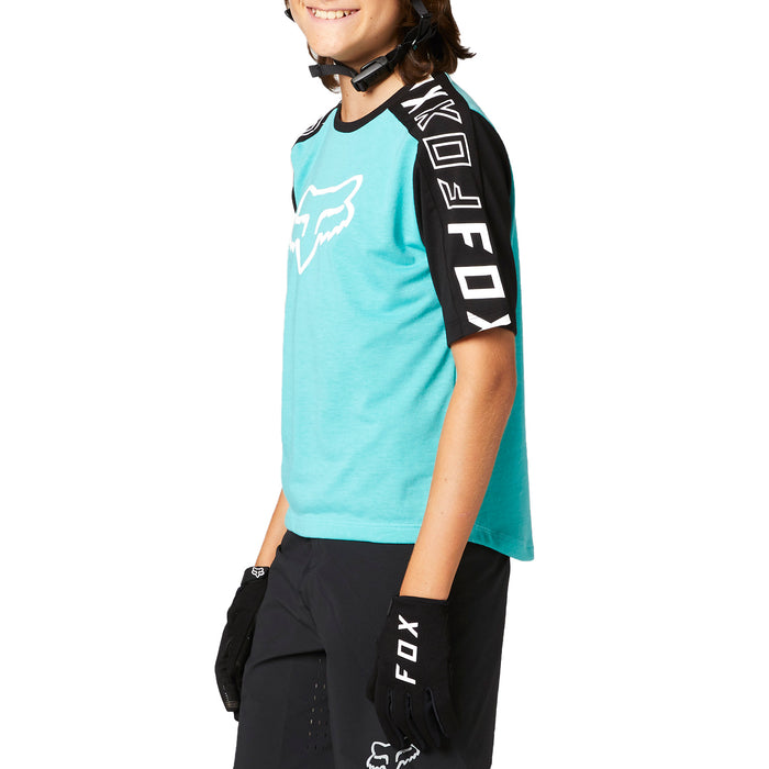 Fox Racing Ranger DR SS Jersey - Kids' Teal