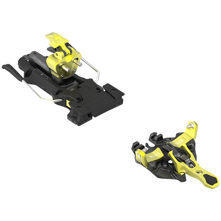 ATK Freeraider 14 Freeride Alpine Touring Ski Bindings 2023 Black/Yellow