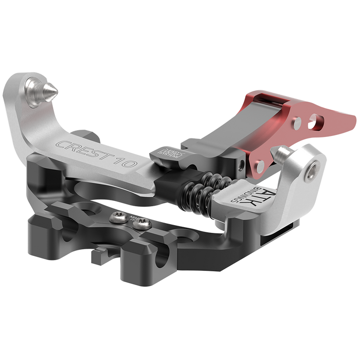 ATK Crest 10 Alpine Touring Ski Bindings 2022 Black/White/Red
