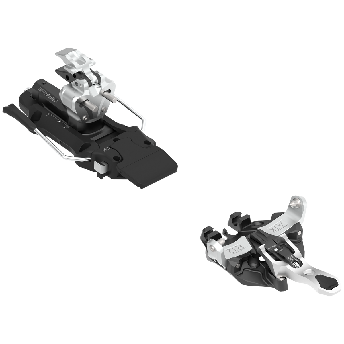 ATK Raider 12 Freeride Alpine Touring Ski Bindings 2024 Black/White
