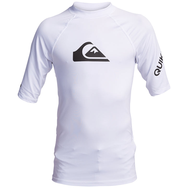 Quiksilver All Time Short Sleeve Surf Tee - Boys' White