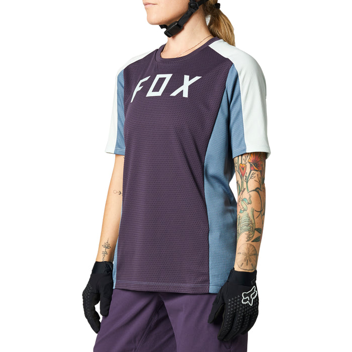Fox Racing Defend SS Jersey - Women's Dark Purple