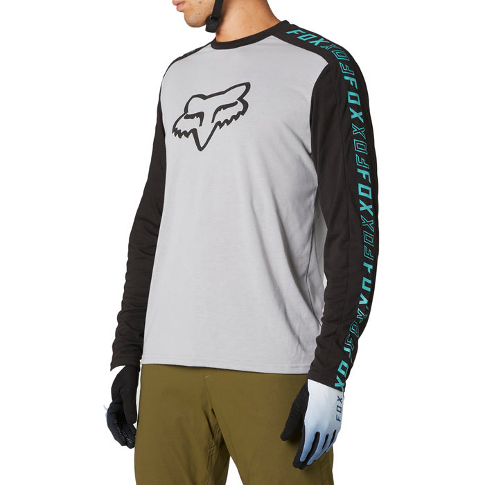 Fox Ranger DR LS Jersey Steel Grey