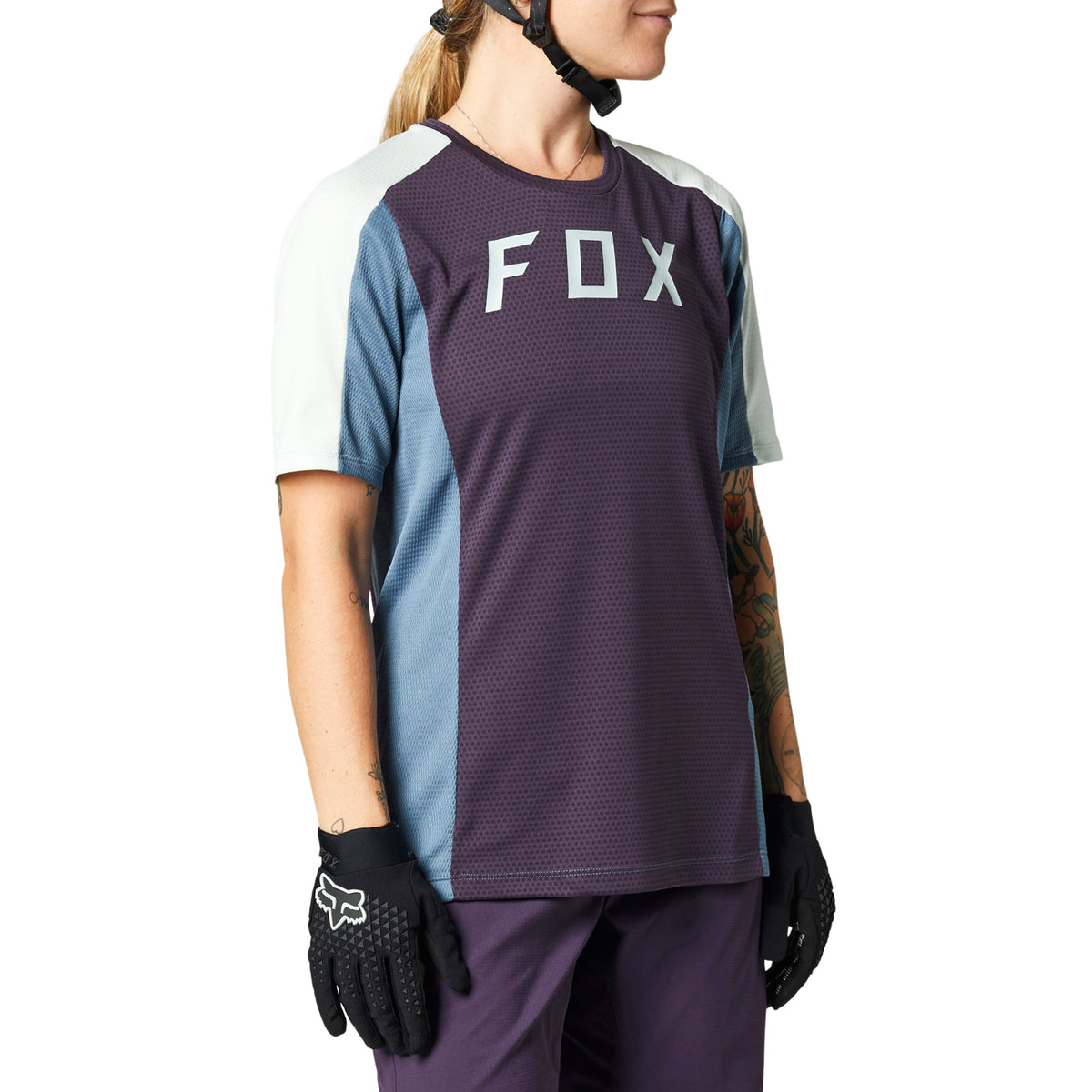 Fox Racing Defend SS Jersey - Women's Dark Purple