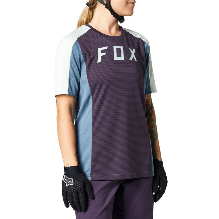 Fox Racing Defend SS Jersey - Women's Dark Purple