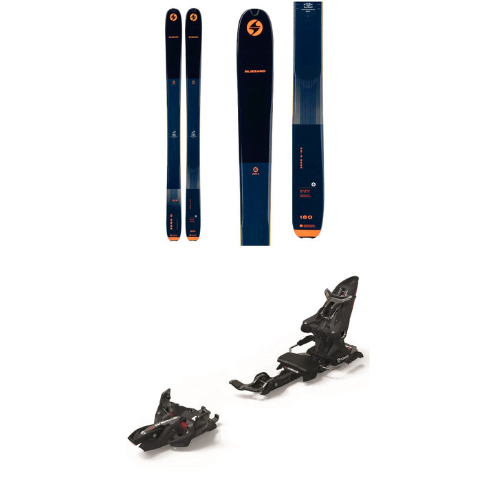 Blizzard Zero G 105 Skis + Marker Kingpin M-Werks 12 Alpine Touring Ski Bindings 2022