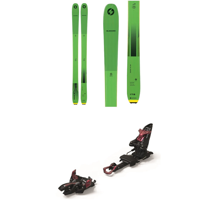 Blizzard Zero G 95 Skis + Marker Kingpin 13 Alpine Touring Ski Bindings 2022