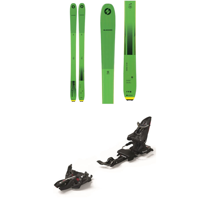 Blizzard Zero G 95 Skis + Marker Kingpin M-Werks 12 Alpine Touring Ski Bindings 2022