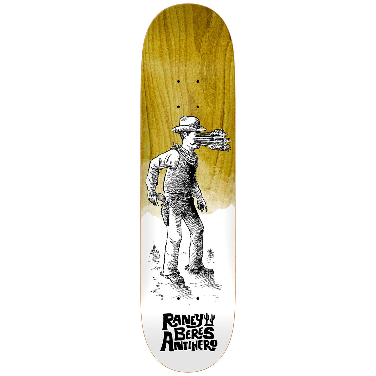 Anti Hero Raney How The West Wasn't Won 8.25 Skateboard Deck