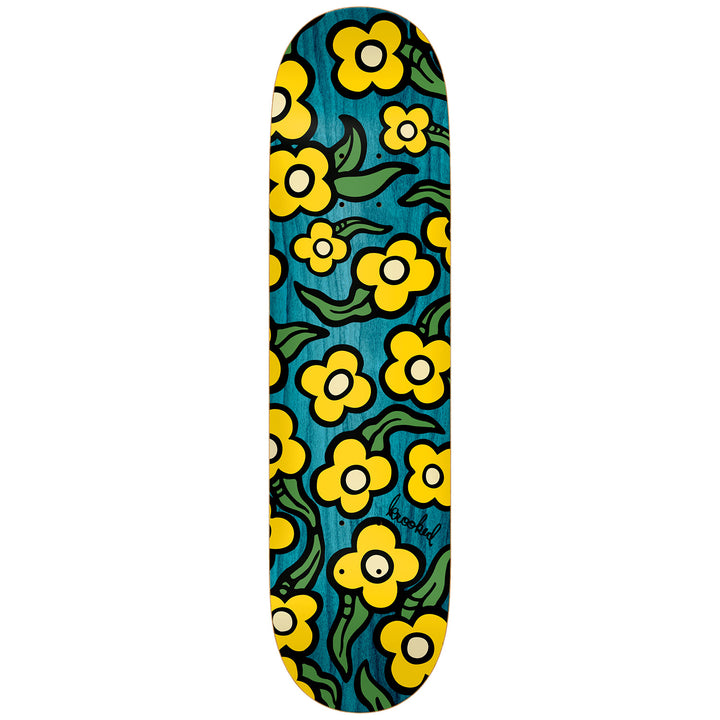 Krooked Team Wild Style Flowers 7.75 Skateboard Deck