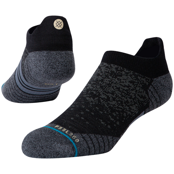 Stance Run Wool Tab ST Socks - Unisex Black