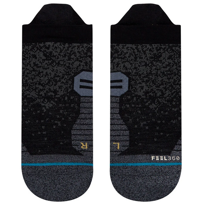 Stance Run Wool Tab ST Socks - Unisex Black
