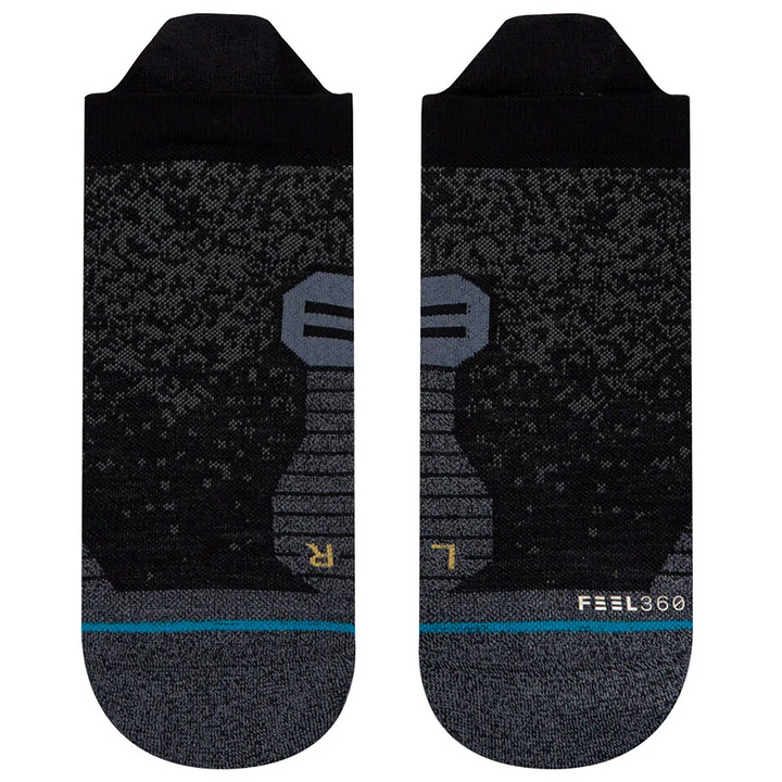 Stance Run Wool Tab ST Socks - Unisex Black