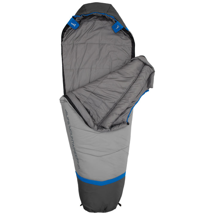 Alps Mountaineering Aura 20 Sleeping Bag Gray/Charcoal