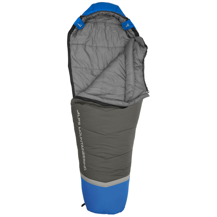 Alps Mountaineering Aura 0 Sleeping Bag Charcoal/Blue