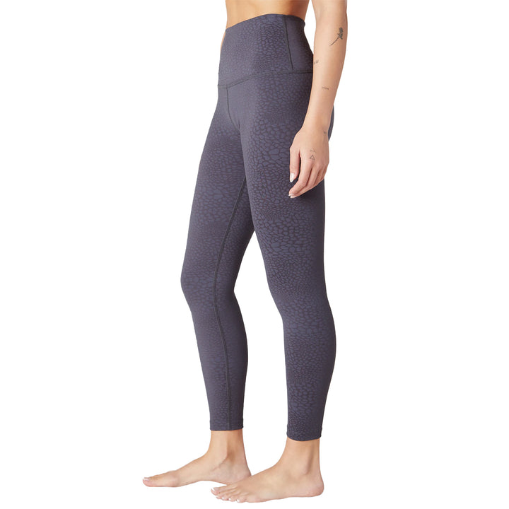 Beyond Yoga Feline Jacquard High-Waisted Midi Leggings - Women's Shadow Grey
