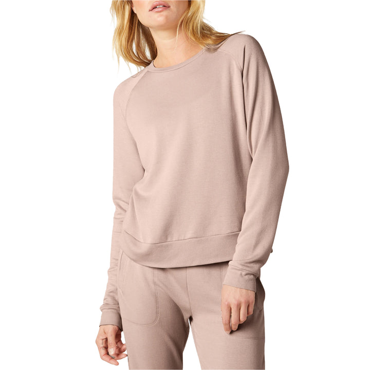 Beyond Yoga Favorite Raglan Crew Pullover - Women's Chai