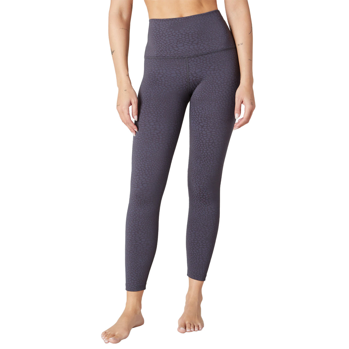 Beyond Yoga Feline Jacquard High-Waisted Midi Leggings - Women's Shadow Grey