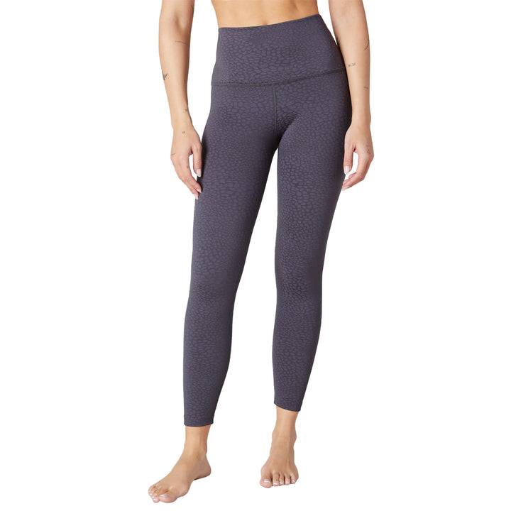 Beyond Yoga Feline Jacquard High-Waisted Midi Leggings - Women's Shadow Grey