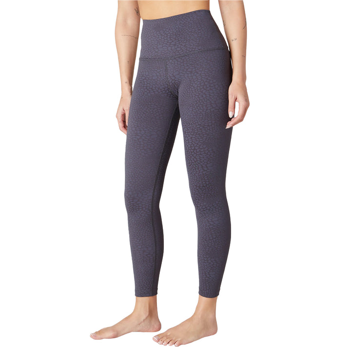 Beyond Yoga Feline Jacquard High-Waisted Midi Leggings - Women's Shadow Grey