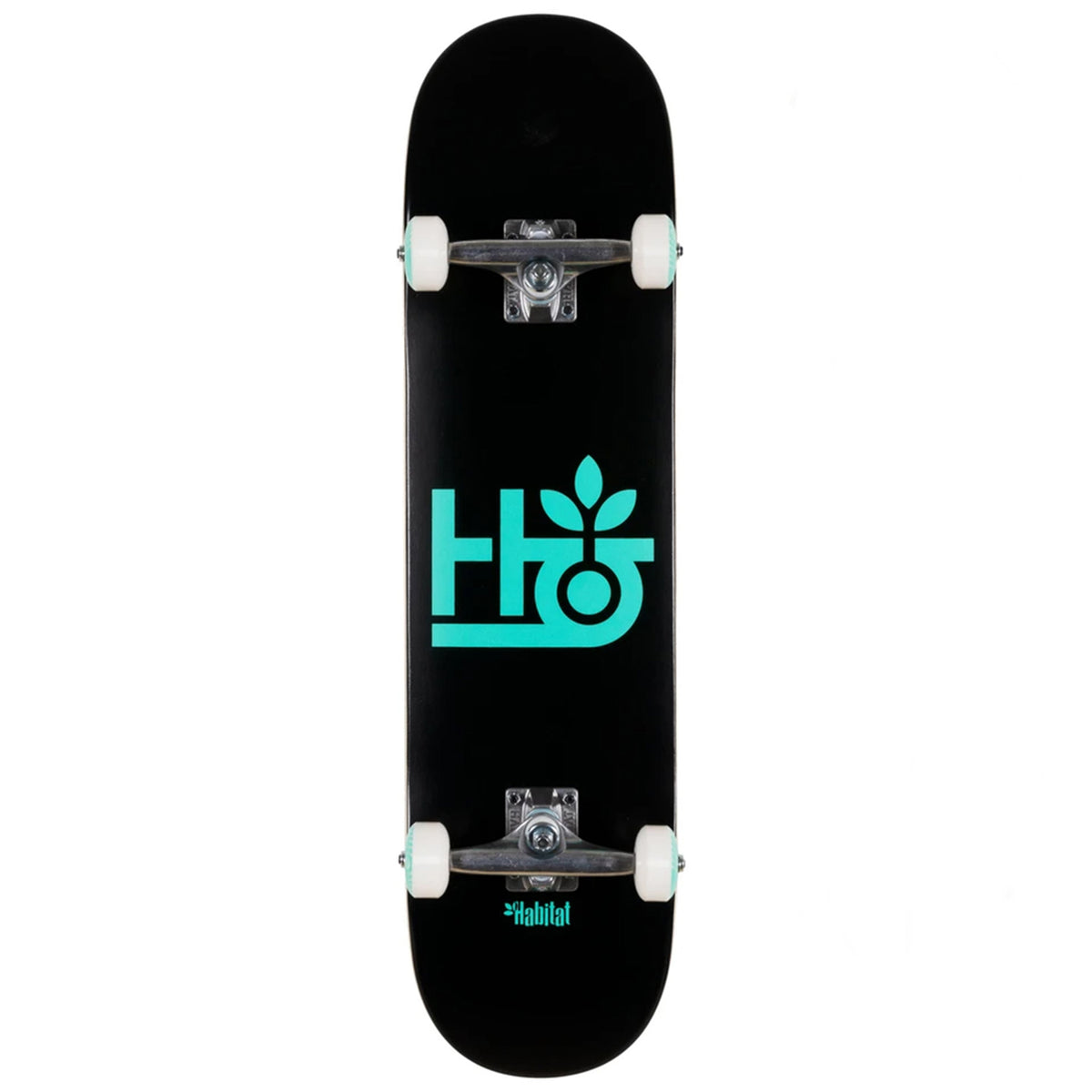 Habitat Pod Black/Teal Complete 8.0 Skateboard Complete