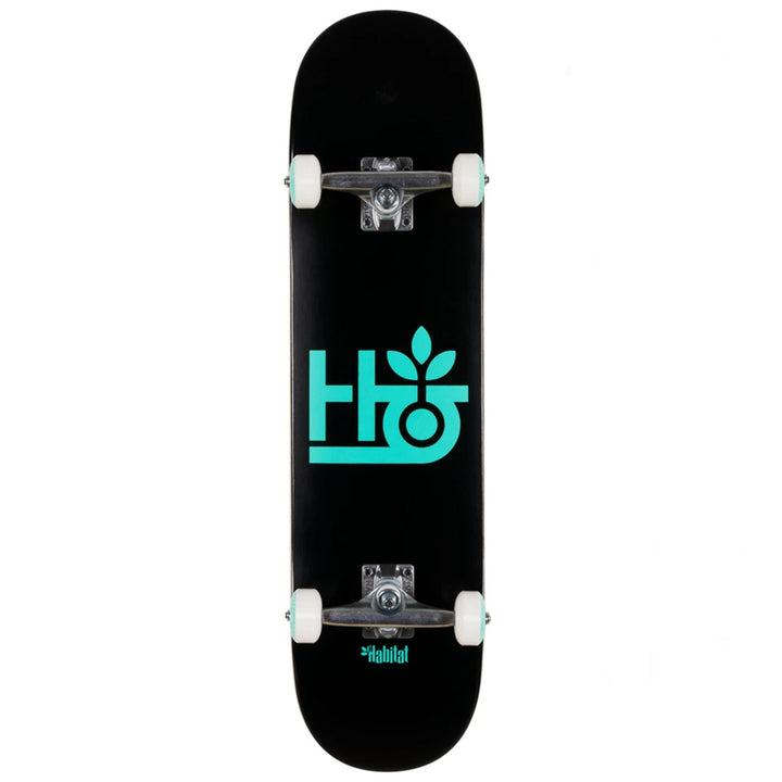 Habitat Pod Black/Teal Complete 8.0 Skateboard Complete