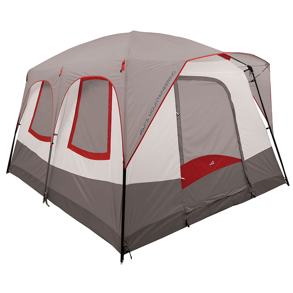 Alps Mountaineering Camp Creek Two-Room Tent Gray/Red