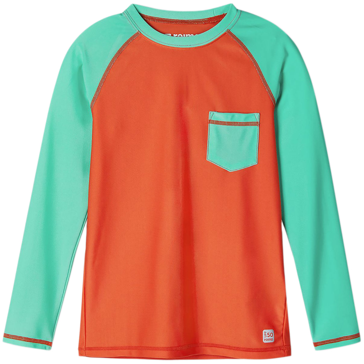 Reima Kroolaus Long Sleeve Sun Tee - Boys' Orange