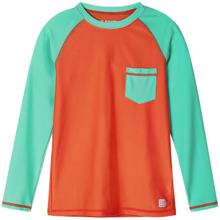 Reima Kroolaus Long Sleeve Sun Tee - Boys' Orange