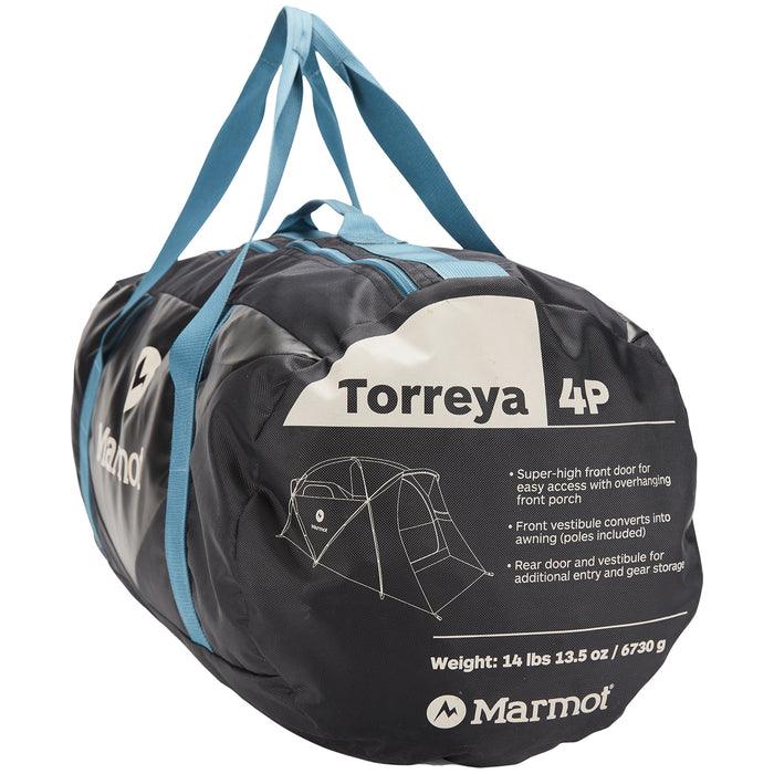Marmot Torreya 4-Person Tent Picante/Cascade Blue