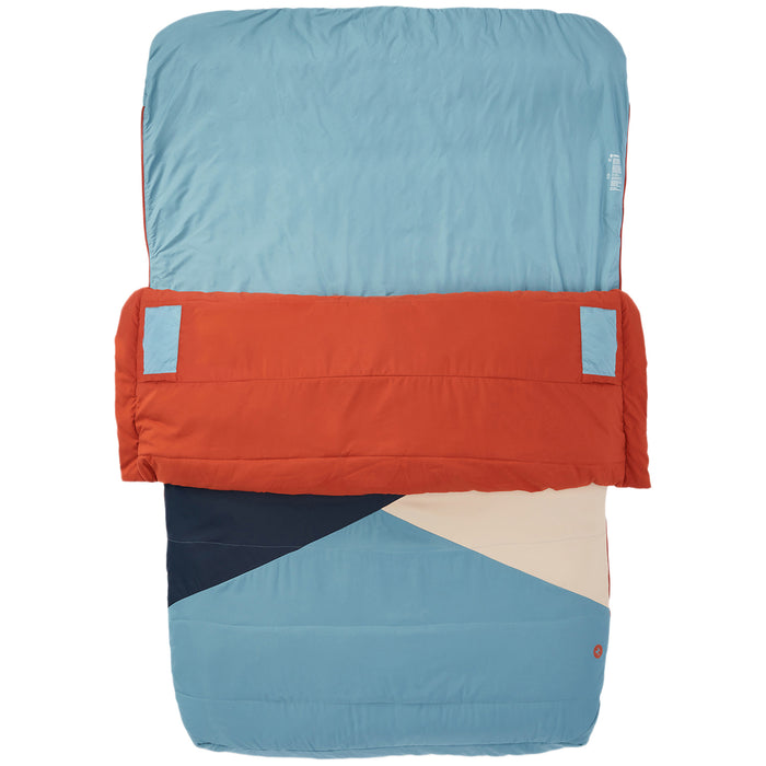 Marmot Idlewild Doublewide Sleeping Bag Cascade Blue/Picante