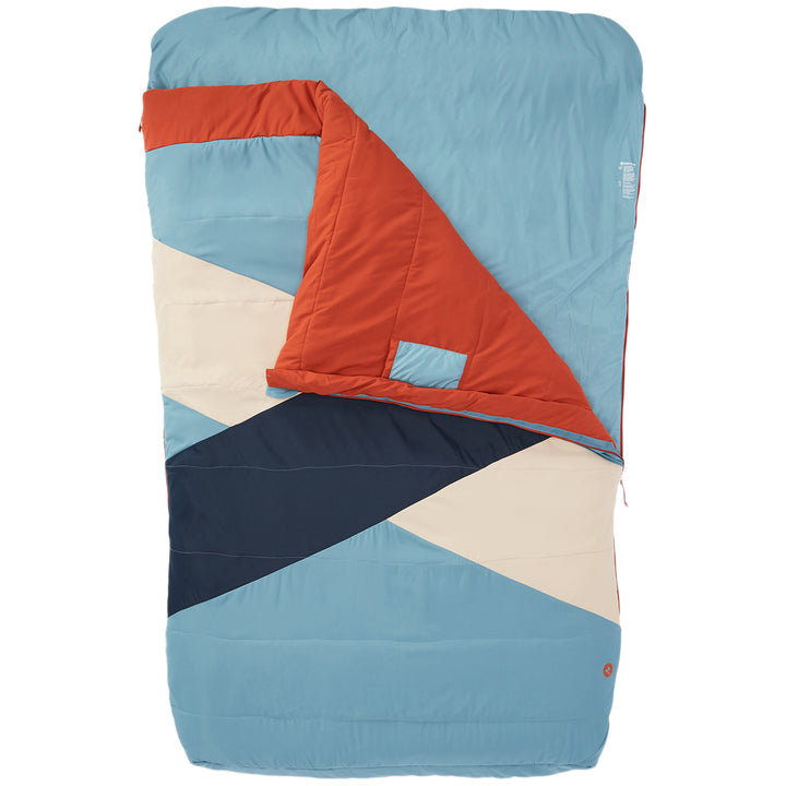 Marmot Idlewild Doublewide Sleeping Bag Cascade Blue/Picante