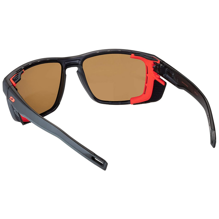 Julbo Shield Reactiv Sunglasses Transluc Black/Neon Orange - Reactiv High Moun 2-4