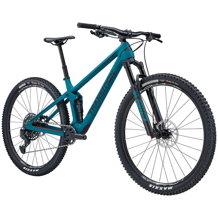 Transition Spur Carbon GX Complete Mountain Bike 2022 Deep Sea Green