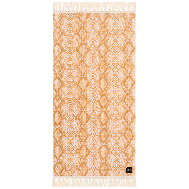 Slowtide Diamond Back Towel Coral