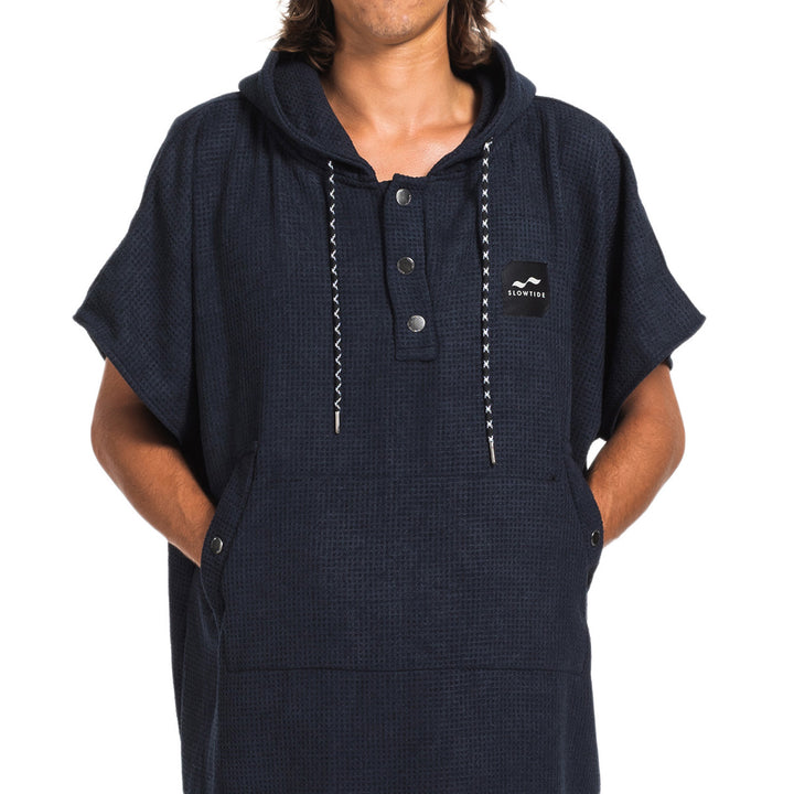 Slowtide All Day Microfiber Poncho Black