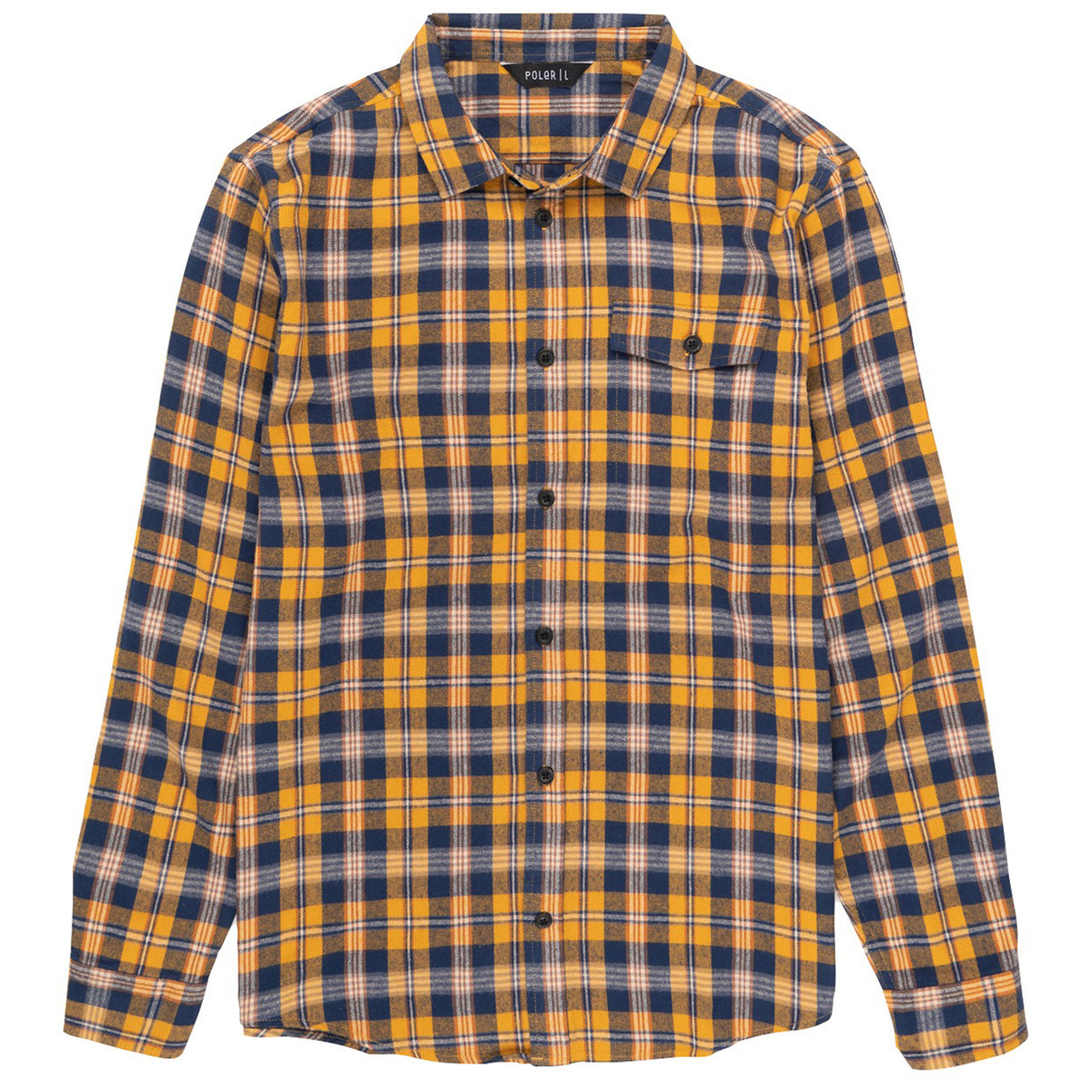 Poler Zero Long-Sleeve Flannel Shirt - Men's Gold