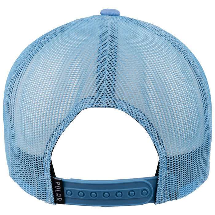 Poler Summit Trucker Hat Bruin Blue